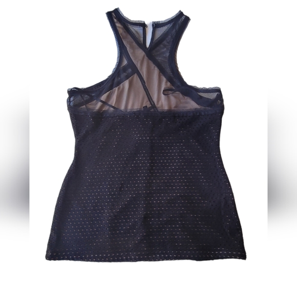NWT BCBGMaxAzaria Katlin Mesh Tank Top BCBG - Picture 7 of 12
